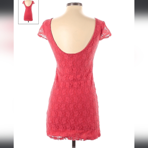 Velvet Torch Hot Pink Mini Dress - Picture 2 of 5